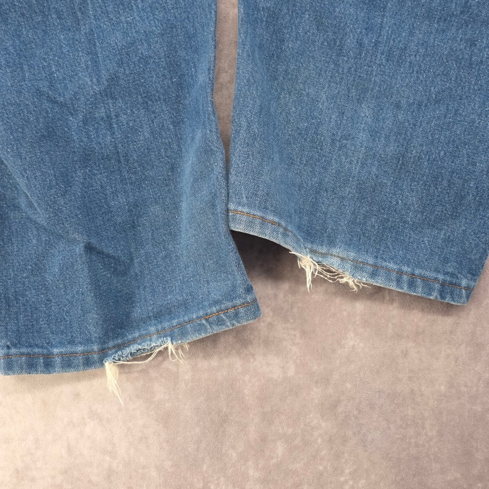 Wrangler 31MWZPW Relaxed Fit Jeans Mens 44x30 Blue Denim Workwear 100% Cotton - Picture 7 of 12